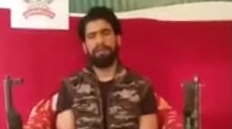 Kashmiri militant outfit Hizbul Mujahideen. (Photo: videograb) Kashmiri militant outfit Hizbul Mujahideen. (Photo: videograb)