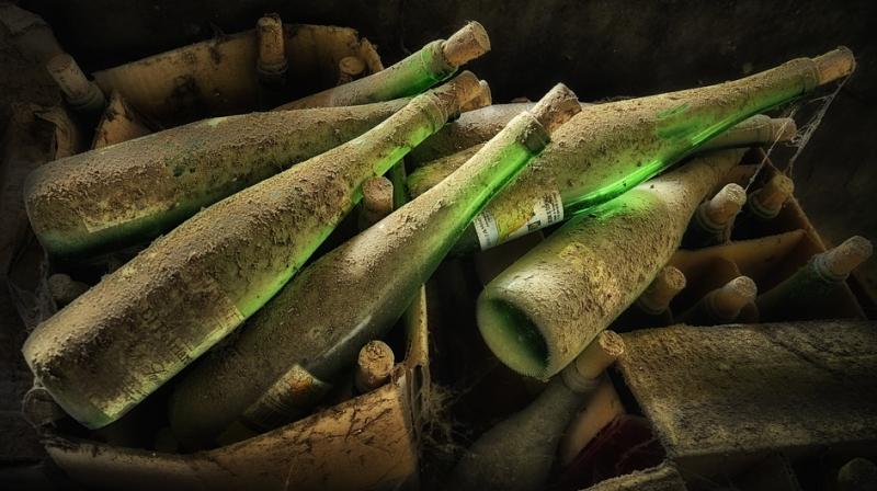 The bottles, which retail for between $60 and $100 each, often come with ocean debris attached, so you’re just as likely to be pulling barnacles off the label as popping the cork. (Photo: Representational/Pixabay) The bottles, which retail for between $60 and $100 each, often come with ocean debris attached, so you’re just as likely to be pulling barnacles off the label as popping the cork. (Photo: Representational/Pixabay)