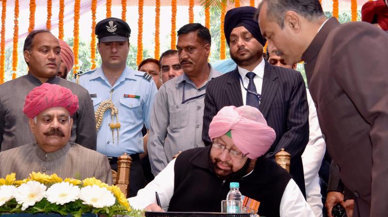 Captain Amarinder Singh, the Chief Minister of Punjab. (Photo: PTI) Captain Amarinder Singh, the Chief Minister of Punjab. (Photo: PTI)
