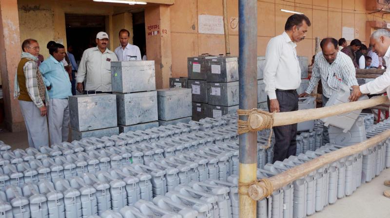Electronic Voting Machines. (Photo: PTI) Electronic Voting Machines. (Photo: PTI)