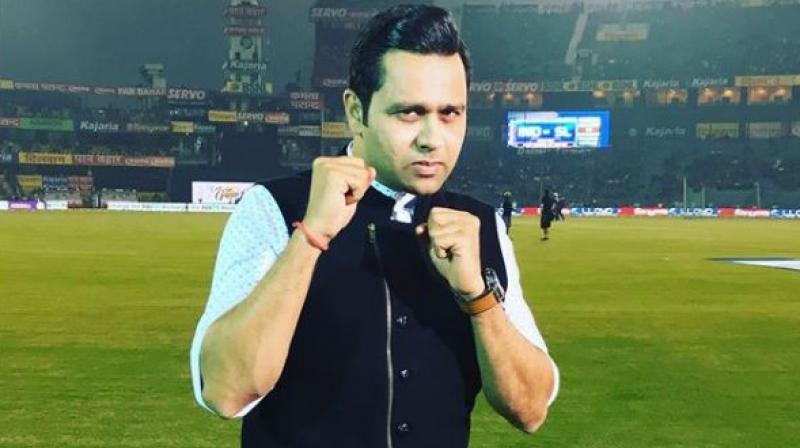 The 40-year-old is also highly active on social media where he regularly expresses his views relating to cricket with a popular hashtag named #AakashVani. (Photo: Instagram) The 40-year-old is also highly active on social media where he regularly expresses his views relating to cricket with a popular hashtag named #AakashVani. (Photo: Instagram)