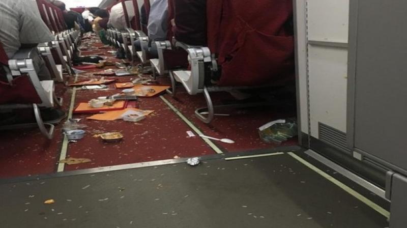 The plane for flight number AI-467, operating between New Delhi to Vijayawada, was an Airbus 320. (Photo: ANI) The plane for flight number AI-467, operating between New Delhi to Vijayawada, was an Airbus 320. (Photo: ANI)
