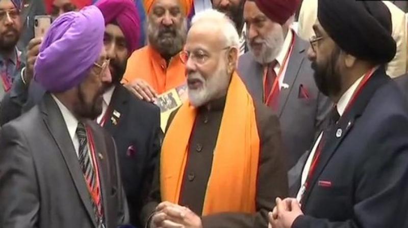 The interaction came ahead of the mega Howdy Modi! event, where US President Donald Trump will join Prime Minister Modi. (Photo: ANI) The interaction came ahead of the mega Howdy Modi! event, where US President Donald Trump will join Prime Minister Modi. (Photo: ANI)