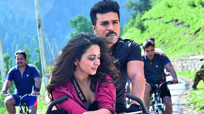 A still from Dhruva A still from Dhruva