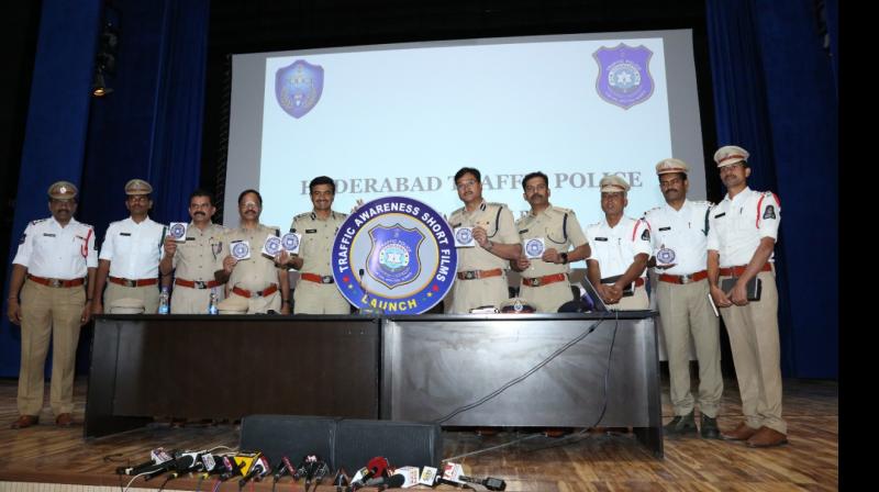 Hyderabad police commissioner C.V. Anand has started a new initiative to improve traffic flow in the city (DC Photo)