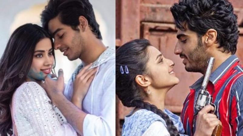 Stills from ‘Dhadak’ and ‘Ishaqzaade.’ Stills from ‘Dhadak’ and ‘Ishaqzaade.’