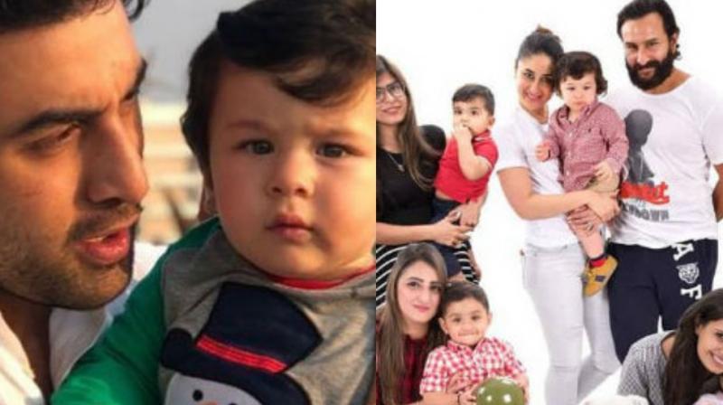 Taimur with uncle Ranbir Kapoor and parents Saif Ali Khan and Kareena Kapoor Khan. Taimur with uncle Ranbir Kapoor and parents Saif Ali Khan and Kareena Kapoor Khan.