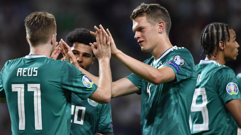 The Germans have won their two Euro qualifiers so far against the Dutch and Belarus on Saturday (Photo: AFP) The Germans have won their two Euro qualifiers so far against the Dutch and Belarus on Saturday (Photo: AFP)