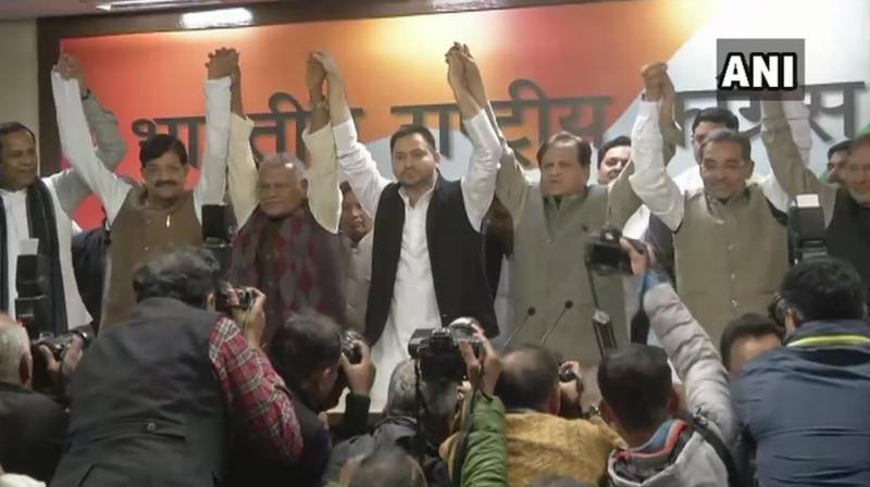Congress leader Ahmed Patel made the announcement while addressing a press conference in the national capital. (Photo: Twitter | ANI) Congress leader Ahmed Patel made the announcement while addressing a press conference in the national capital. (Photo: Twitter | ANI)