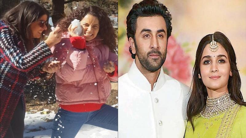 Kangana Ranaut's sister Rangoli Chandel attacks Ranbir Kapoor and Alia Bhatt. Kangana Ranaut's sister Rangoli Chandel attacks Ranbir Kapoor and Alia Bhatt.