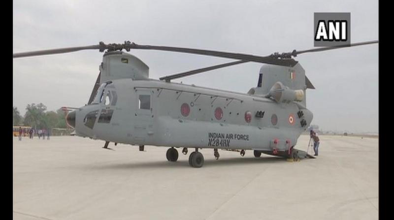 The first four of such 15 choppers have arrived at Chandigarh's Air Force Station 12 Wing for their deployment by the IAF. (Photo: ANI) The first four of such 15 choppers have arrived at Chandigarh's Air Force Station 12 Wing for their deployment by the IAF. (Photo: ANI)