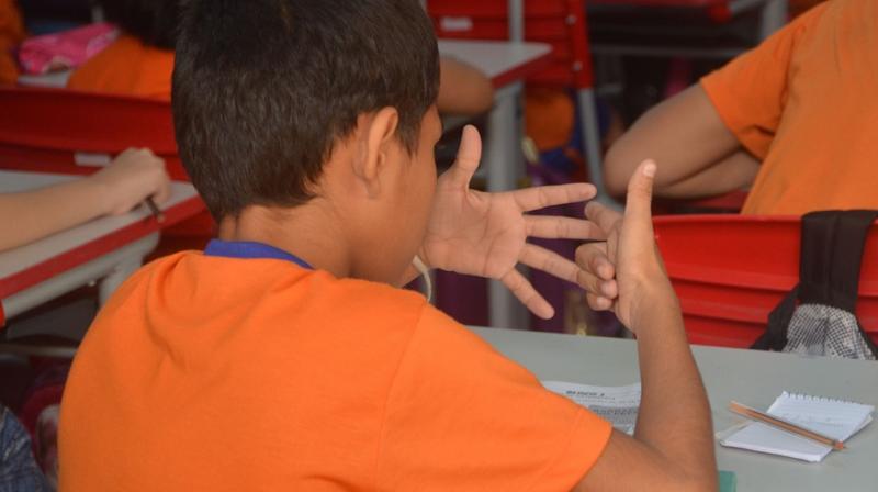 Researchers are not sure whether finger recognition can make children better at math or using fingers for math improves recognition (Photo: AFP) Researchers are not sure whether finger recognition can make children better at math or using fingers for math improves recognition (Photo: AFP)