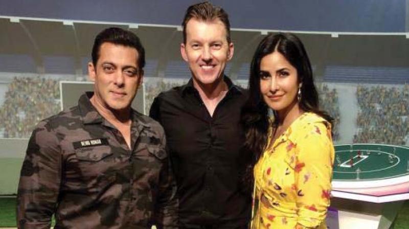 Salman and Katrina came together to host a special segment along with the host and former cricketer Brett Lee. Salman and Katrina came together to host a special segment along with the host and former cricketer Brett Lee.
