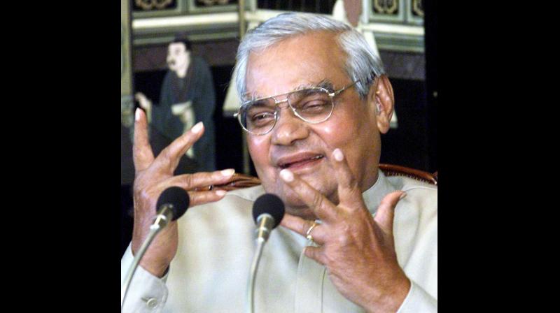 Atal Bihari Vajpayee respected the right to dissent or disagree, as a part of polemics, and yet engaged with the dissenter, within and beyond his own party, which is so important in current times. (Photo: File | PTI) Atal Bihari Vajpayee respected the right to dissent or disagree, as a part of polemics, and yet engaged with the dissenter, within and beyond his own party, which is so important in current times. (Photo: File | PTI)