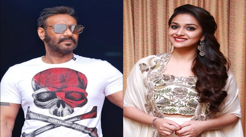 Ajay Devgn and Keerthy Suresh. (Photo: Instagram) Ajay Devgn and Keerthy Suresh. (Photo: Instagram)