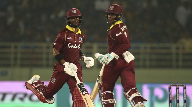 Kartik mistook Hope for Shimron Hetmyer and despite correcting his error before the interview, he was heavily trolled by Twitterverse.(Photo: AP) Kartik mistook Hope for Shimron Hetmyer and despite correcting his error before the interview, he was heavily trolled by Twitterverse.(Photo: AP)