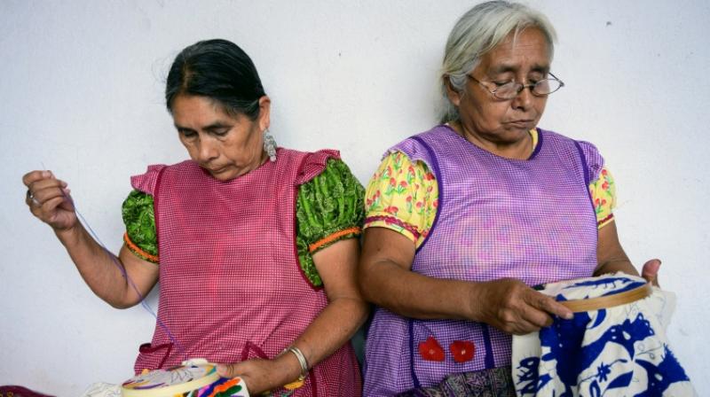 The Mexican Government asked designer Carolina Herrera to explain her decision to use textile designs from the indeginious communities. (Photo: AFP) The Mexican Government asked designer Carolina Herrera to explain her decision to use textile designs from the indeginious communities. (Photo: AFP)