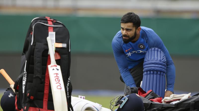 Since Kumble's unhappy exit, a one-year old tweet welcoming the former leg-spinner to the coach's post has been deleted from Kohli's Twitter feed. (Since Kumble's unhappy exit, a one-year old tweet welcoming the former leg-spinner to the coach's post has been deleted from Kohli's Twitter feed.(Photo: AP) Since Kumble's unhappy exit, a one-year old tweet welcoming the former leg-spinner to the coach's post has been deleted from Kohli's Twitter feed. (Since Kumble's unhappy exit, a one-year old tweet welcoming the former leg-spinner to the coach's post has been deleted from Kohli's Twitter feed.(Photo: AP)