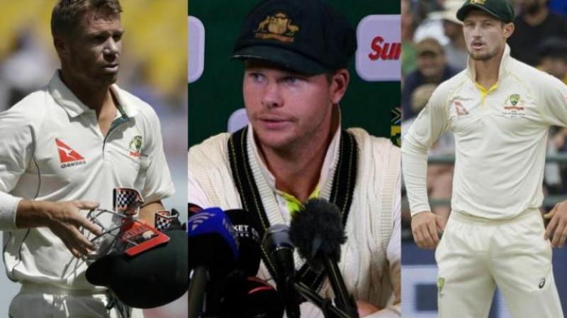 According to Fairfax Media, the CA board will convene a meeting early this week to discuss whether the ban on Smith, Warner and Cameron Bancroft should be reduced. (Photo: AP / AFP) According to Fairfax Media, the CA board will convene a meeting early this week to discuss whether the ban on Smith, Warner and Cameron Bancroft should be reduced. (Photo: AP / AFP)
