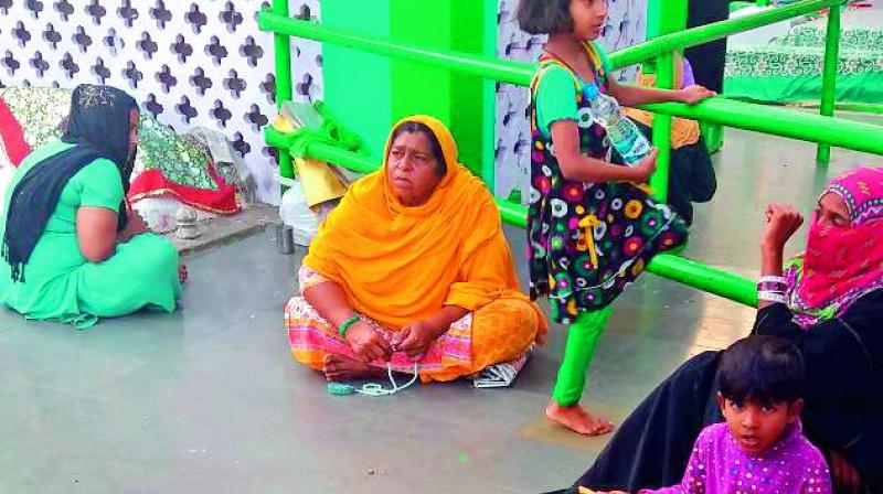 Beggars take shelter at a local dargah. (Photo: DC) Beggars take shelter at a local dargah. (Photo: DC)