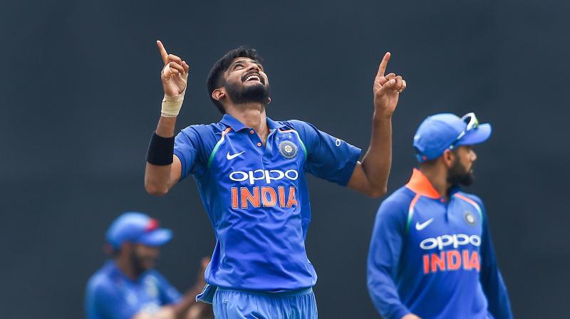 Shastri seemed impressed with left-arm seamer Khaleel but wants him to add a few more clicks.(Photo: PTI) Shastri seemed impressed with left-arm seamer Khaleel but wants him to add a few more clicks.(Photo: PTI)