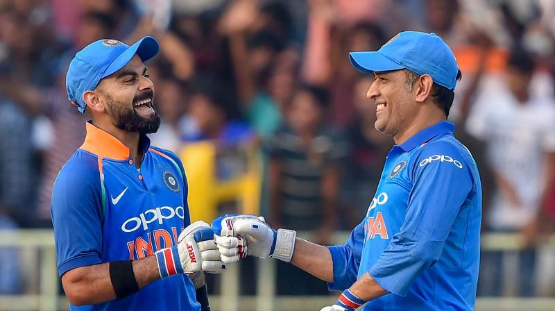 India captain Virat Kohli on Thursday reiterated that Mahendra Singh Dhoni remains an integral part of the ODI team and the veteran wicket-keeper batsman decided not to play the upcoming T20s only to make way for the much younger Rishabh Pant. (Photo: PTI) India captain Virat Kohli on Thursday reiterated that Mahendra Singh Dhoni remains an integral part of the ODI team and the veteran wicket-keeper batsman decided not to play the upcoming T20s only to make way for the much younger Rishabh Pant. (Photo: PTI)