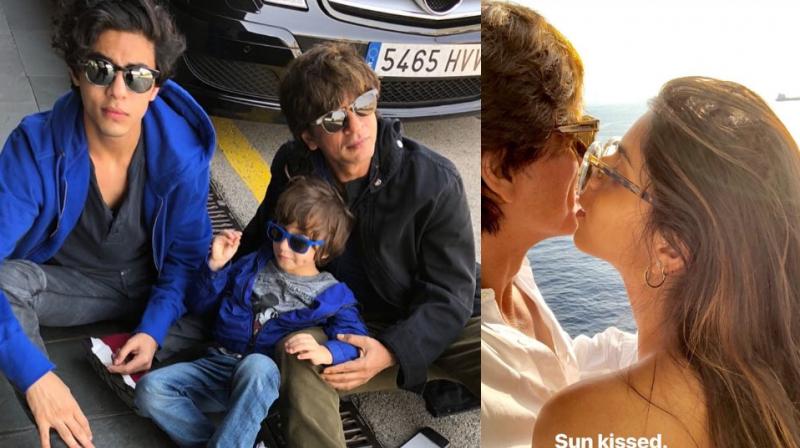 Pictures shared by Shah Rukh and Gauri Khan on Instagram. Pictures shared by Shah Rukh and Gauri Khan on Instagram.