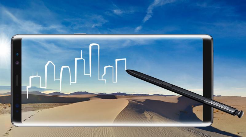 Samsung Galaxy Note 8 with S-Pen launched last year. Samsung Galaxy Note 8 with S-Pen launched last year.