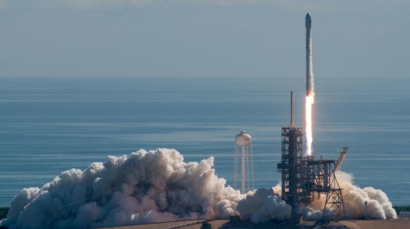 Successfully placed in orbit, the dual-mission satellite will be shared by Colorado-based EchoStar and SES, a Luxembourg company. Successfully placed in orbit, the dual-mission satellite will be shared by Colorado-based EchoStar and SES, a Luxembourg company.