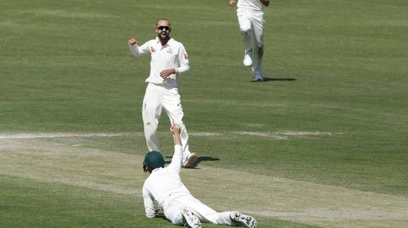 For Nathan Lyon, it is a big credit that Indians are under pressure going into the final three days of the series. (Photo: BCCI) For Nathan Lyon, it is a big credit that Indians are under pressure going into the final three days of the series. (Photo: BCCI)