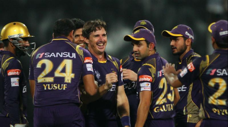 Brad Hogg feels that KKR skipper Gautam Gambhir is an attacking captain, who makes it clear what he wants from his team. (Photo: BCCI) Brad Hogg feels that KKR skipper Gautam Gambhir is an attacking captain, who makes it clear what he wants from his team. (Photo: BCCI)