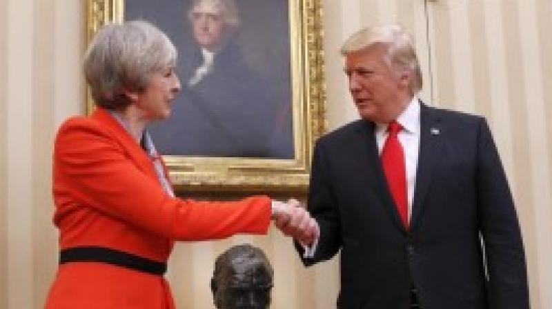 UK Prime Minister Theresa May and US President Donald Trump. (Photo: AP) UK Prime Minister Theresa May and US President Donald Trump. (Photo: AP)