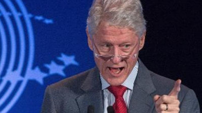 Clinton is collaborating with bestselling US author James Patterson on "The President is Missing" to be published in June 2018 by Alfred A. Knopf and Little, Brown and Company. (Photo: AFP) Clinton is collaborating with bestselling US author James Patterson on "The President is Missing" to be published in June 2018 by Alfred A. Knopf and Little, Brown and Company. (Photo: AFP)