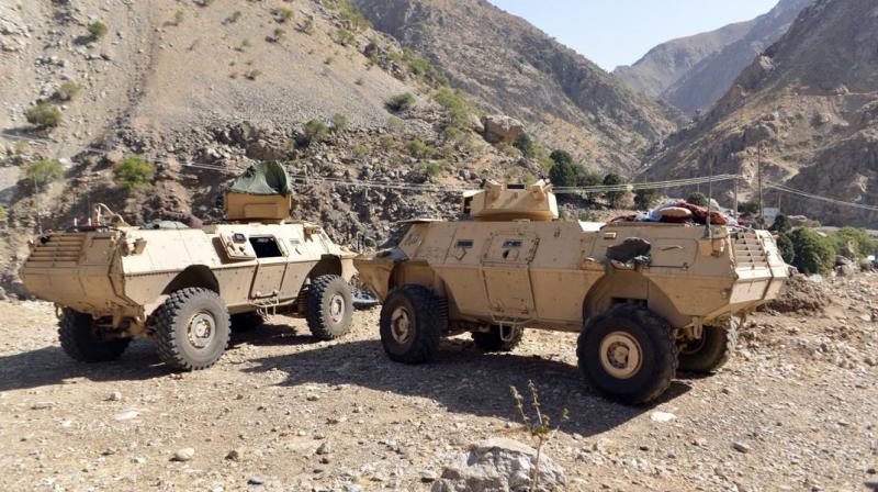 In this Aug. 25, 2021, file photo, armored vehicles are seen in Panjshir Valley, north of Kabul, Afghanistan. (Photo: AP)