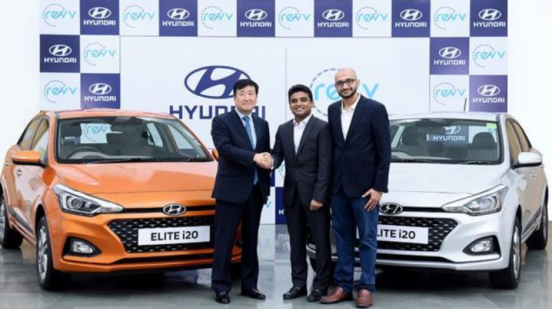 Hyundai India has announced that it has partnered with Revv, a car sharing company, to try its fortunes in the Indian car sharing market. Hyundai India has announced that it has partnered with Revv, a car sharing company, to try its fortunes in the Indian car sharing market.
