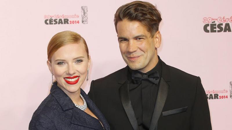 Scarlett Johansson with Romain Dauriac. (Photo: AP) Scarlett Johansson with Romain Dauriac. (Photo: AP)