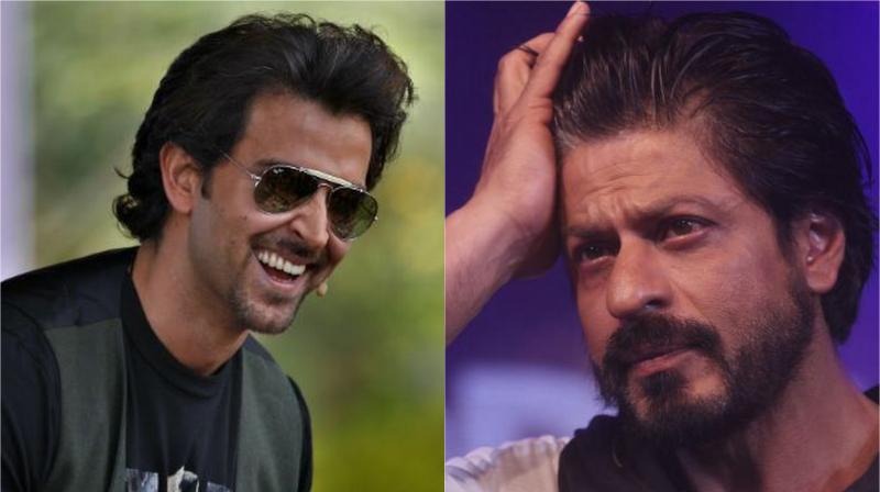 Hrithik and Shah Rukh's films are currently going against each other at the box office. Hrithik and Shah Rukh's films are currently going against each other at the box office.
