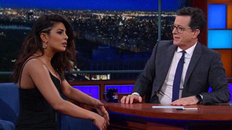 Priyanka Chopra on 'The Late Show with Stephen Colbert' Priyanka Chopra on 'The Late Show with Stephen Colbert'