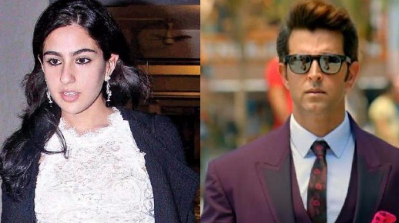 Sara Ali Khan and Hrithik Roshan. Sara Ali Khan and Hrithik Roshan.