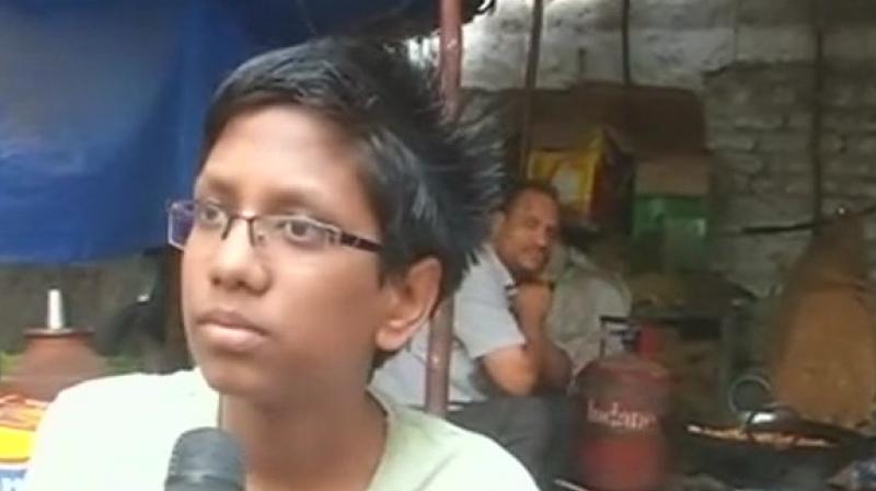 Mohan who wants to become a scientist like his idol, Dr. APJ Abdul Kalam thanked his teachers for teaching him well. (Photo: ANI/Twitter) Mohan who wants to become a scientist like his idol, Dr. APJ Abdul Kalam thanked his teachers for teaching him well. (Photo: ANI/Twitter)