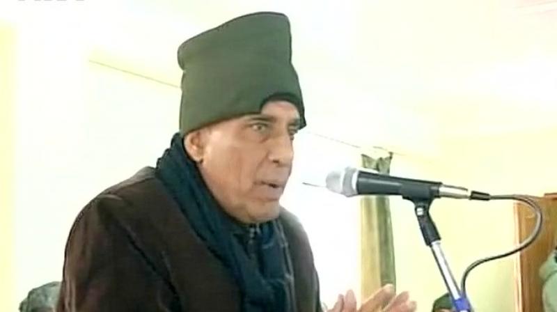 Union Home Minister Rajnath Singh. (Photo: ANI/Twitter) Union Home Minister Rajnath Singh. (Photo: ANI/Twitter)