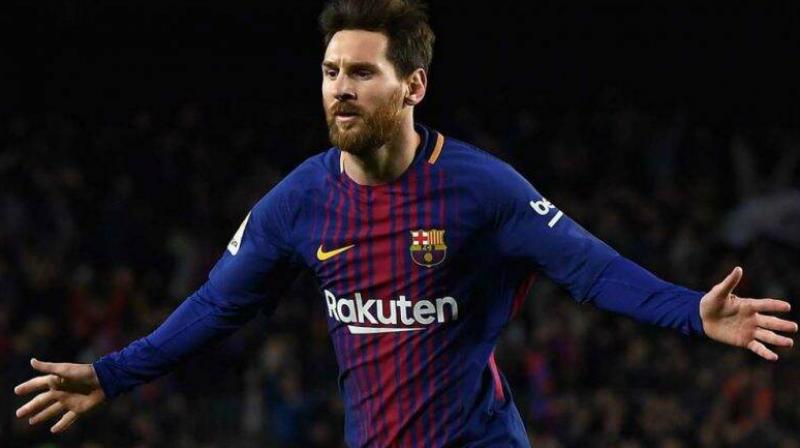 Messi scored his first goal of the season in a 4-0 thrashing of Sevilla on Sunday, after two months spoiled by calf and thigh injuries. (Photo: Twitter) Messi scored his first goal of the season in a 4-0 thrashing of Sevilla on Sunday, after two months spoiled by calf and thigh injuries. (Photo: Twitter)