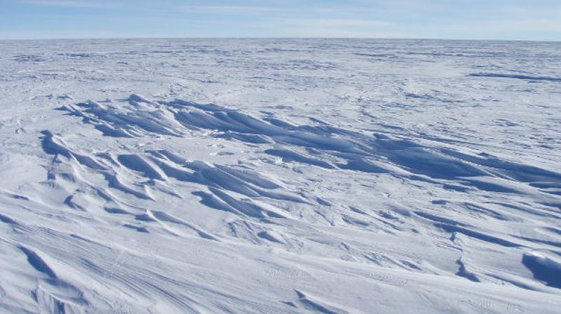 Scientists at city-based National Geographical Research Institute (NGRI) have found volcanic passive continental margins beneath the Maitri Station in the East Antarctica. (Representational image) Scientists at city-based National Geographical Research Institute (NGRI) have found volcanic passive continental margins beneath the Maitri Station in the East Antarctica. (Representational image)
