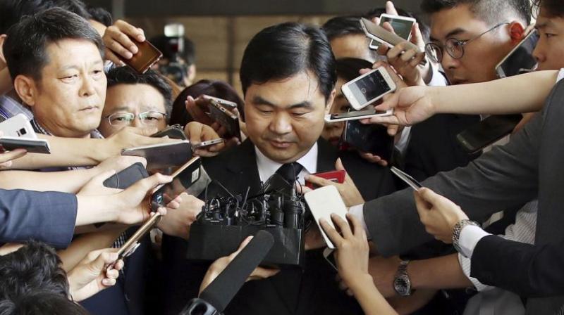 Former South Korean senior prosecutor Jin Kyung-joon. (Photo: AP) Former South Korean senior prosecutor Jin Kyung-joon. (Photo: AP)