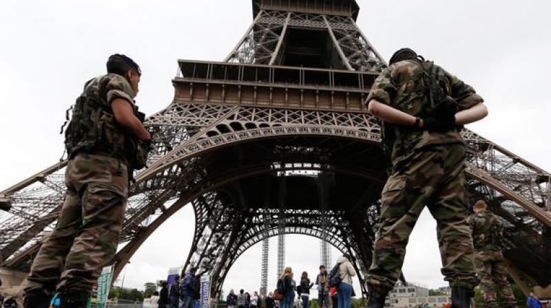 The Eiffel Tower was shut on Friday due to a strike by security personnel over the suspension of three of their colleagues. (Photo: Twitter) The Eiffel Tower was shut on Friday due to a strike by security personnel over the suspension of three of their colleagues. (Photo: Twitter)
