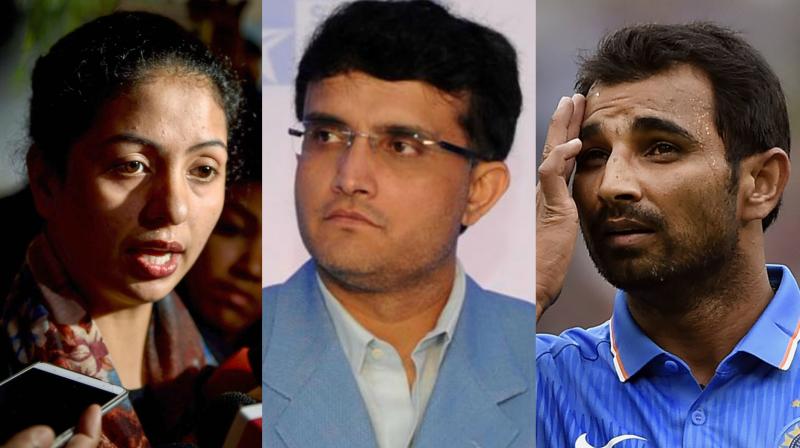 Hasin Jahan said that she contacted Sourav Ganguly before making the issue public. (Photo: PTI / AFP / AP) Hasin Jahan said that she contacted Sourav Ganguly before making the issue public. (Photo: PTI / AFP / AP)