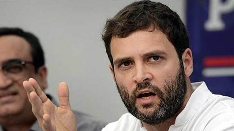 Earlier too, in a series of tweets condemning the attack, Rahul had called upon Prime Minister Modi to take responsibility for the Amarnath terror attack. (Photo: File | PTI) Earlier too, in a series of tweets condemning the attack, Rahul had called upon Prime Minister Modi to take responsibility for the Amarnath terror attack. (Photo: File | PTI)