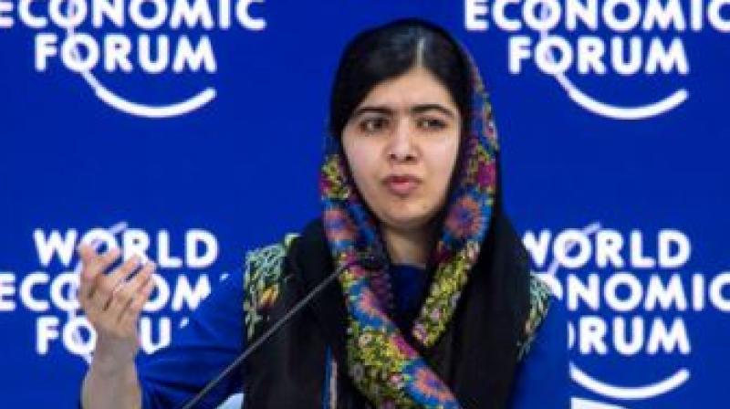 Speaking in Davos at WEF, the youngest recipient of the Nobel Peace Prize said such an education would be a crucial step towards ending gender inequality. (Photo: AP) Speaking in Davos at WEF, the youngest recipient of the Nobel Peace Prize said such an education would be a crucial step towards ending gender inequality. (Photo: AP)