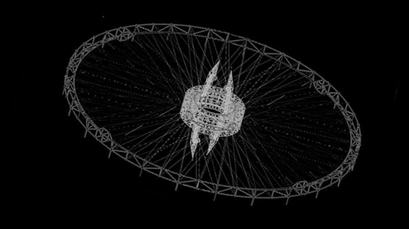 The station rotates, pushing the contents of the station out to the perimeter of the station. (Photo: ANI) The station rotates, pushing the contents of the station out to the perimeter of the station. (Photo: ANI)