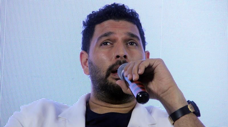 Yuvraj made an emotional return to the game in 2012 after a lengthy fight with a rare germ cell cancer in his lungs and played the last of his 40 tests that same year. (Photo: Mrugesh Bandiwadekar) Yuvraj made an emotional return to the game in 2012 after a lengthy fight with a rare germ cell cancer in his lungs and played the last of his 40 tests that same year. (Photo: Mrugesh Bandiwadekar)